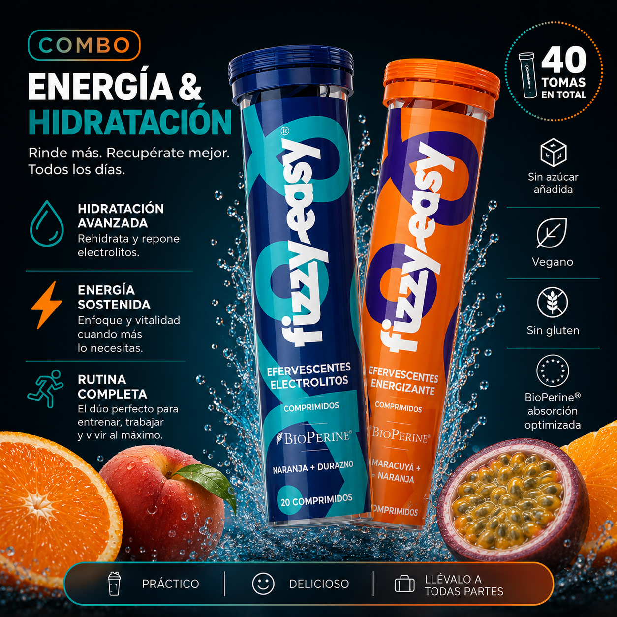 Combo energía e hidratación⚡